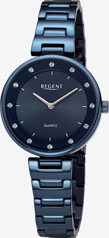 REGENT Analog Watch in Blue: front