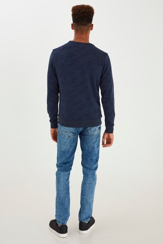 BLEND Sweatshirt mit Allover print in Blau