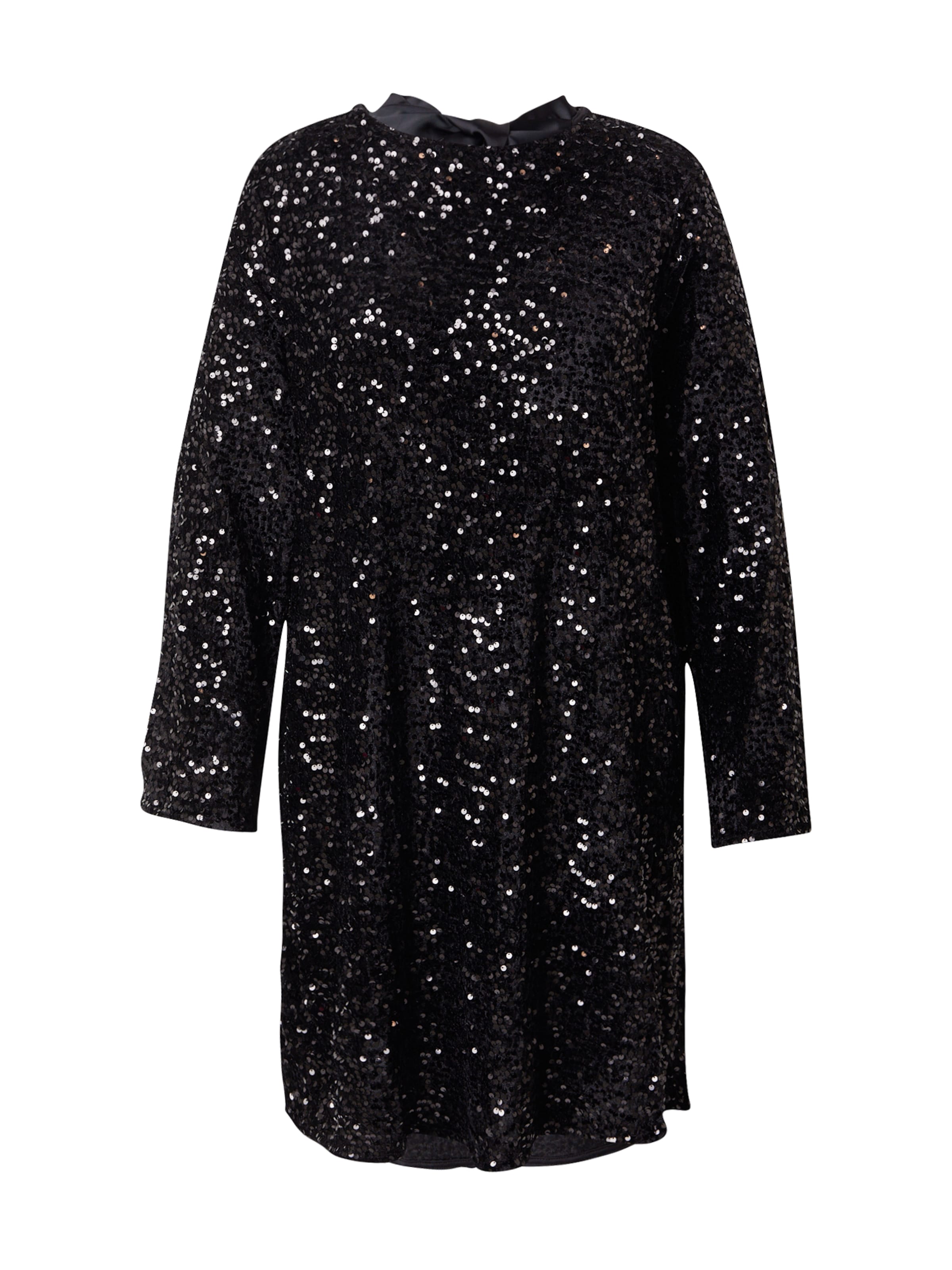 PIECES Curve Koktejlové šaty 'PCKAM' – černá: přední strana