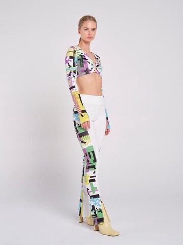 Rockupy Skinny Leggings 'Pearl' in Mixed colors: front