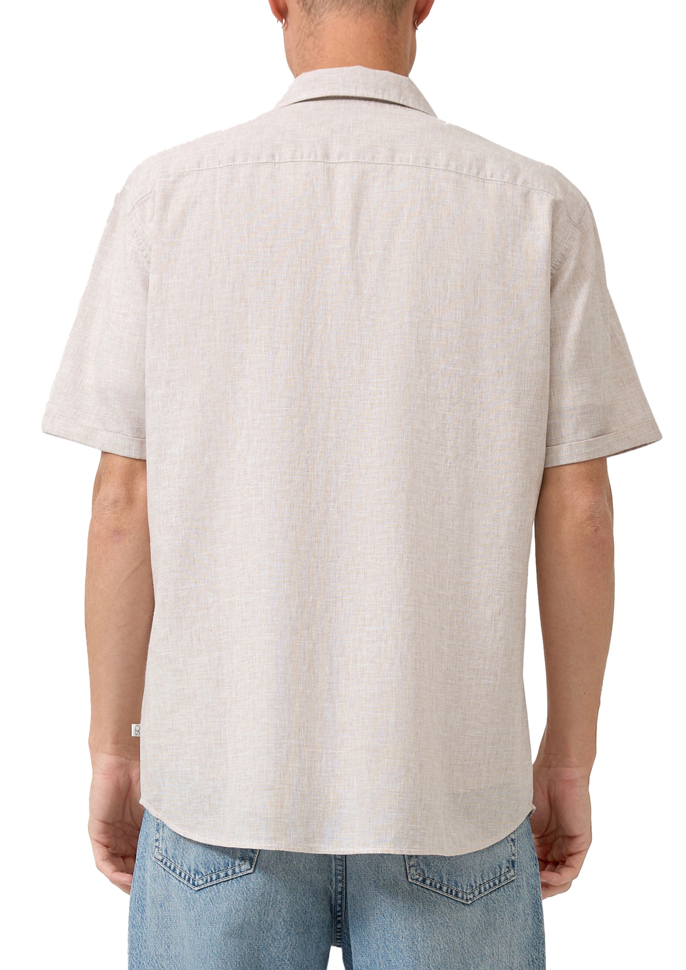 QS Comfort Fit Hemd in Beige