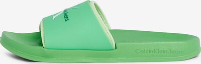 Calvin Klein Jeans Beach & Pool Shoes in Light green / Black / White, Item view