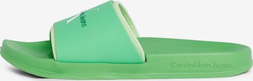 Calvin Klein Jeans Beach & Pool Shoes in Green: front