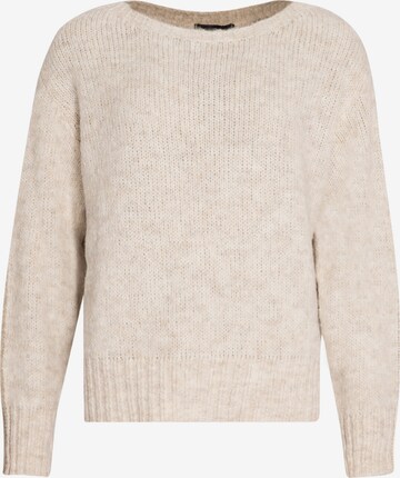 SASSYCLASSY Oversize sveter - Béžová: predná strana