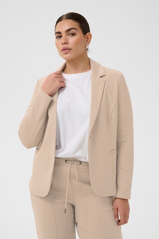 Blazer 'Jenna' KAFFE CURVE en gris : devant
