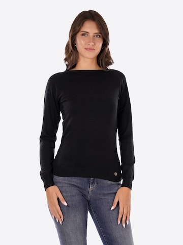 Pull-over 'Donna' Yes Zee en noir