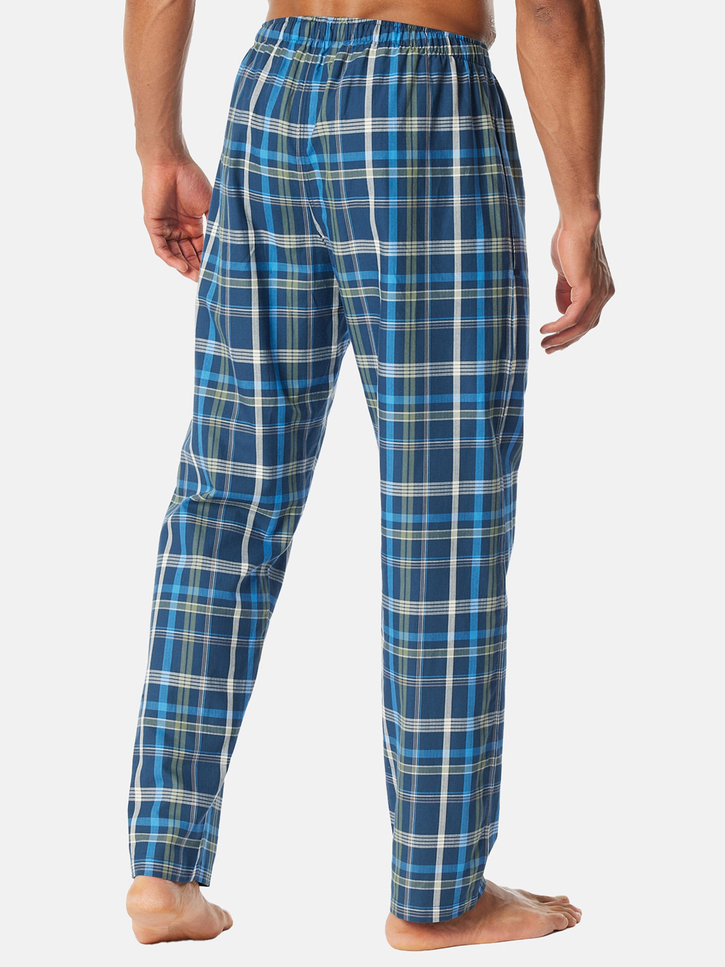 SCHIESSER Pyjamahose ' Mix + Relax ' in Blau