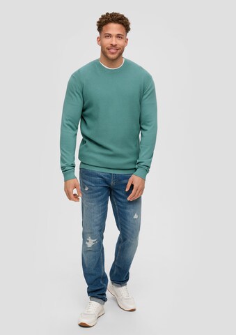 s.Oliver Men Tall Sizes Sweater in Green