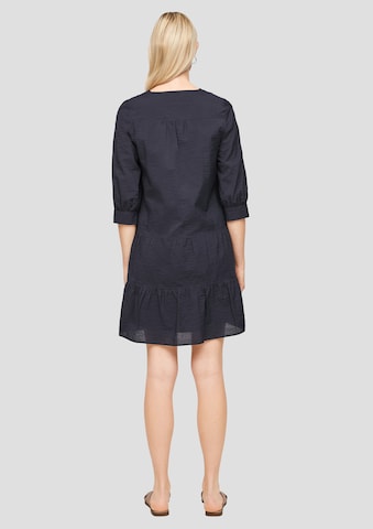 COMMA Shirt Dress in Blue: back