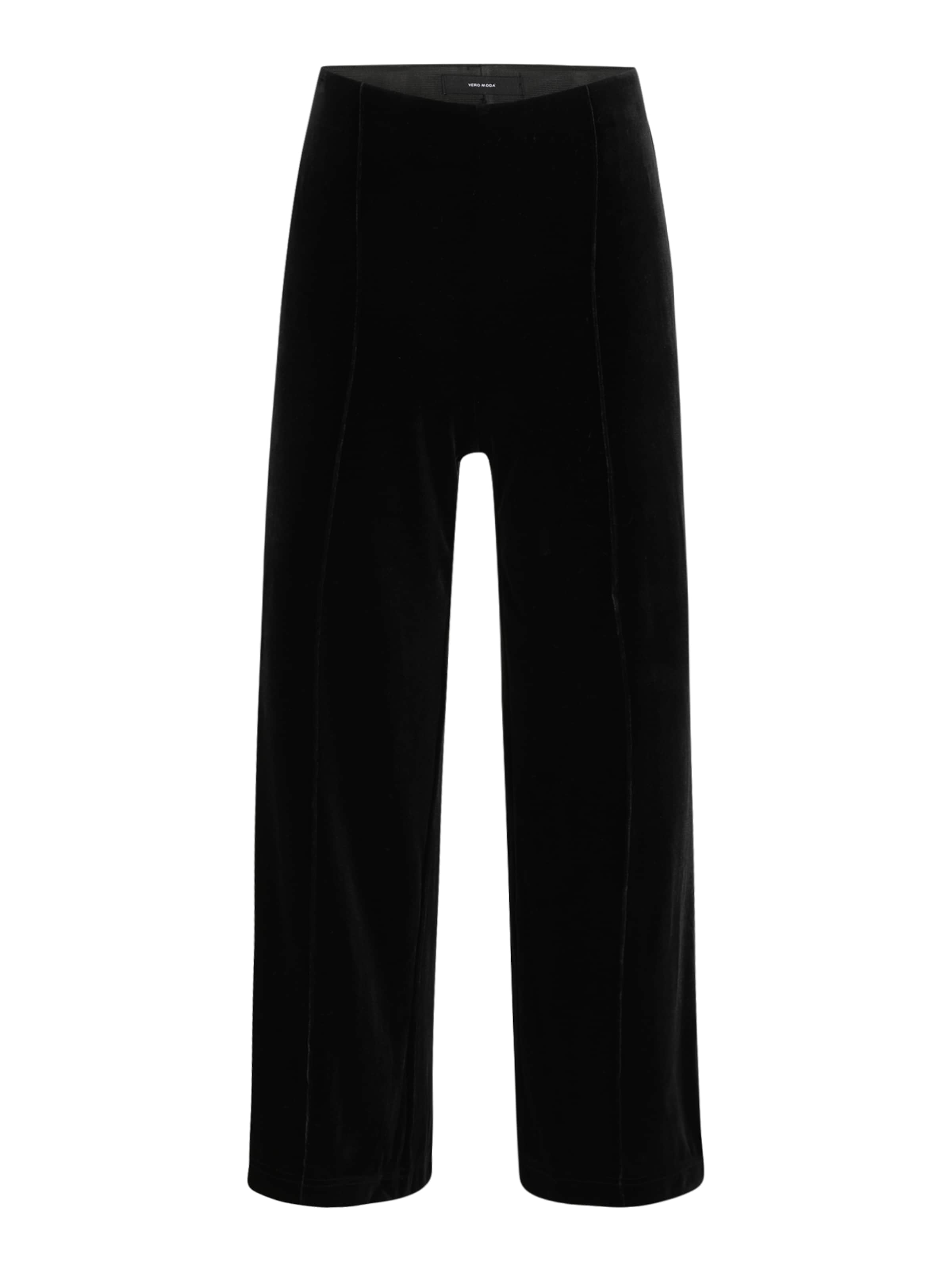 Vero Moda Petite Wide leg Pants 'VMSHANNA' in Black: front
