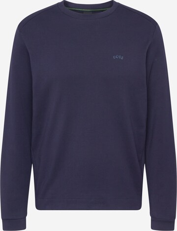 BOSS Sweatshirt 'Salbo' in Blauw: voorkant