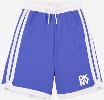 zils DKNY Vaļīgs piegriezums Bikses: no priekšpuses