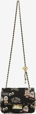 MYMO - Mala de ombro 'Pop Eyetheme' em preto: frente