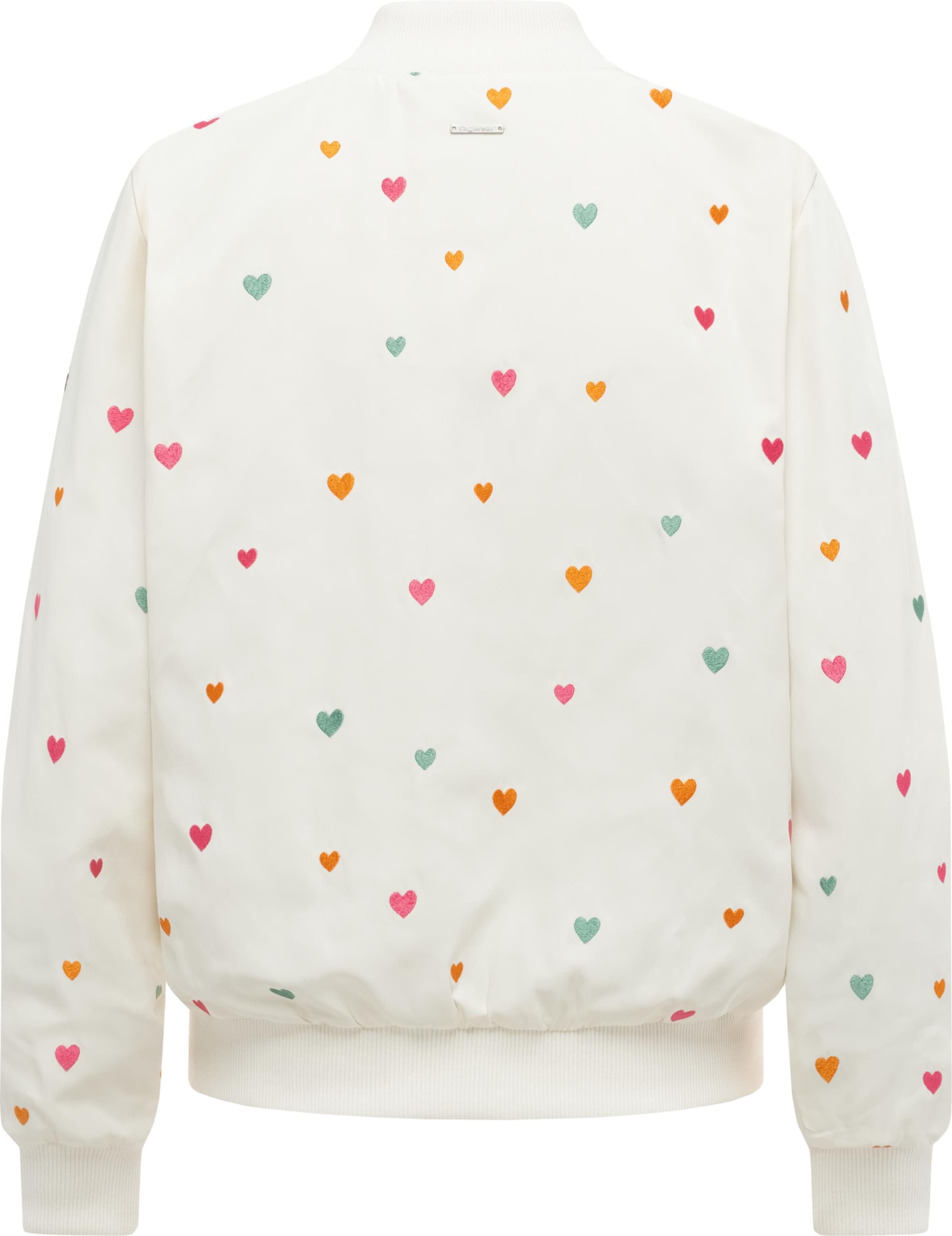 Ragwear Tussenjas 'Lunara Hearts' in Wit