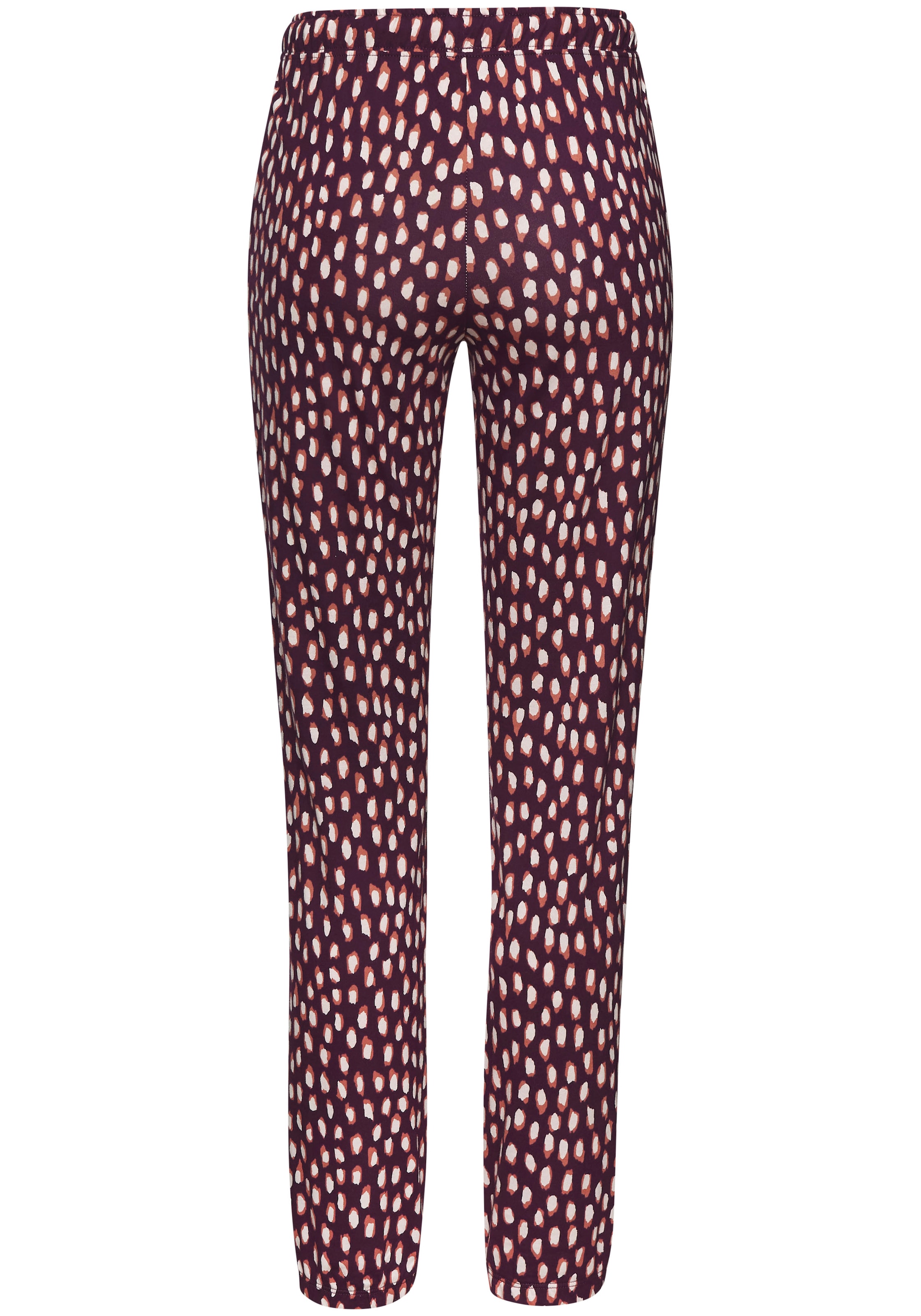 VIVANCE Pyjamahose 'Dreams' in Rot