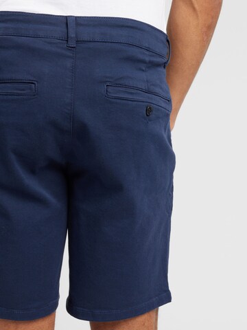 minimum Štandardný strih Chino nohavice - Modrá