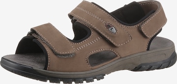 WALDLÄUFER Sandals in Brown: front