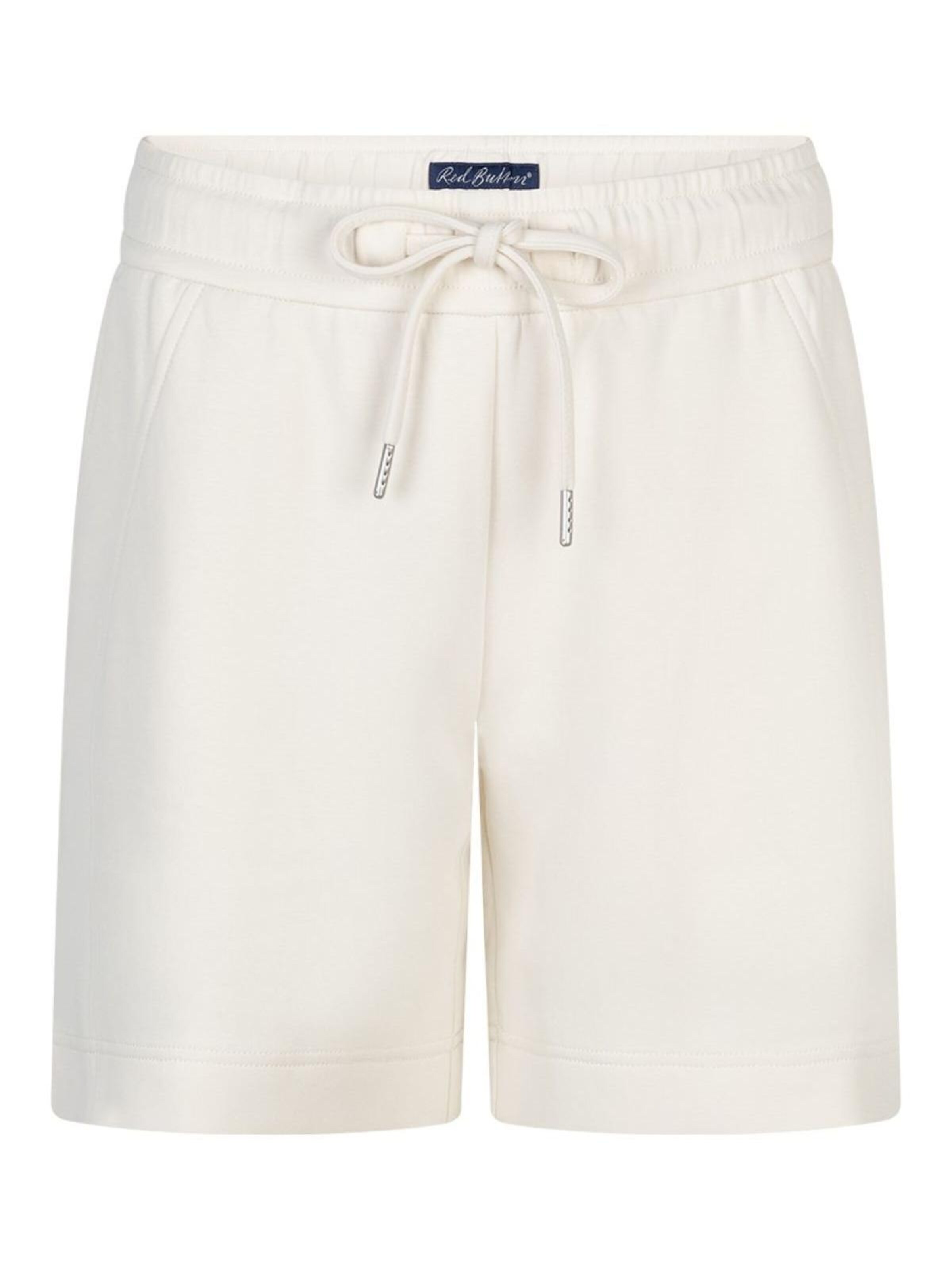 Red Button Regular Broek 'Red Button Stella short Ecru' in Beige: voorkant