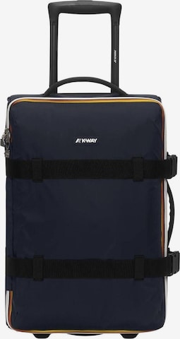 Valisette 'BLOSSAC' K-Way en bleu : devant