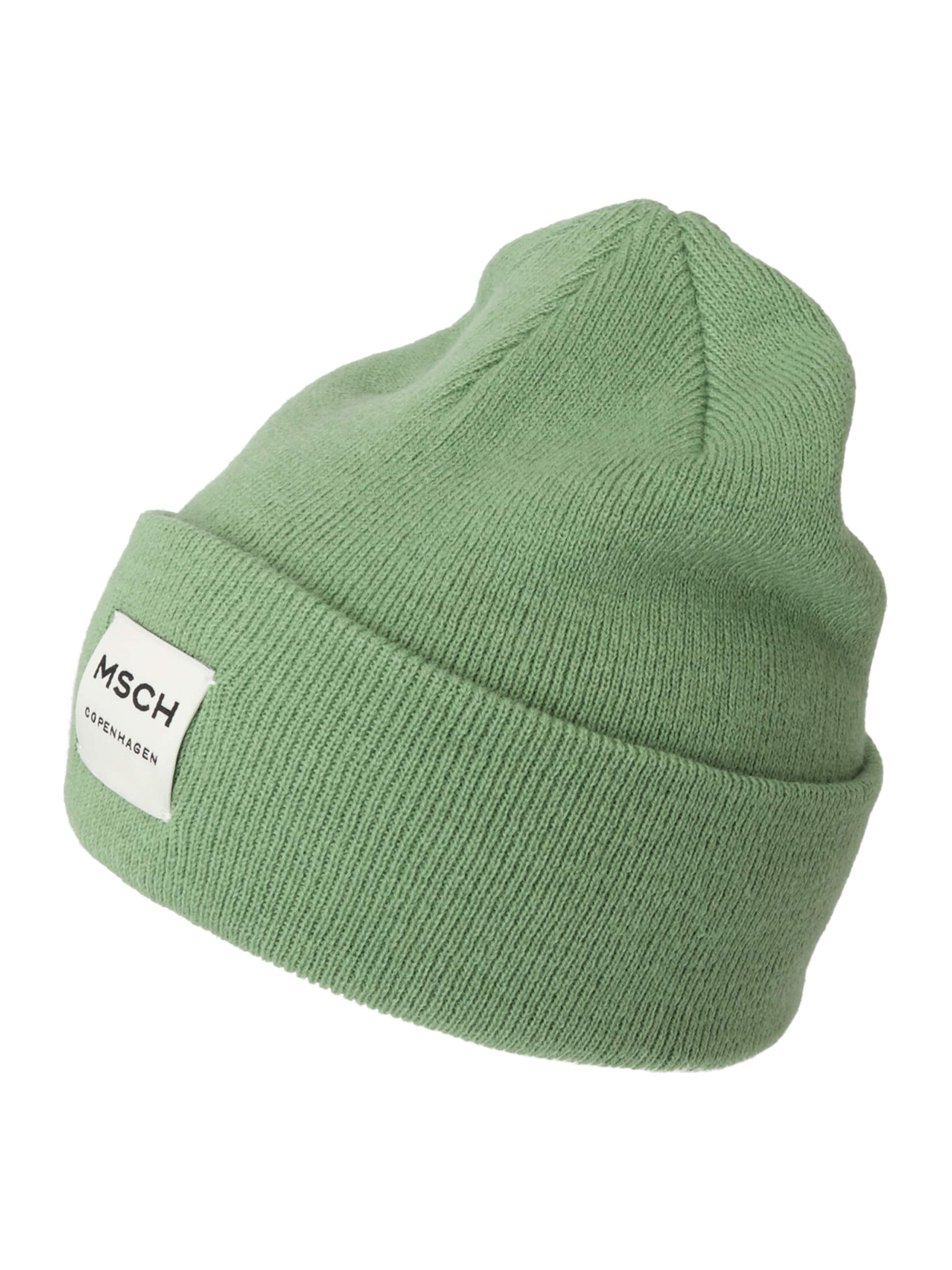 MSCH COPENHAGEN Beanie 'Mojo' in Green: front