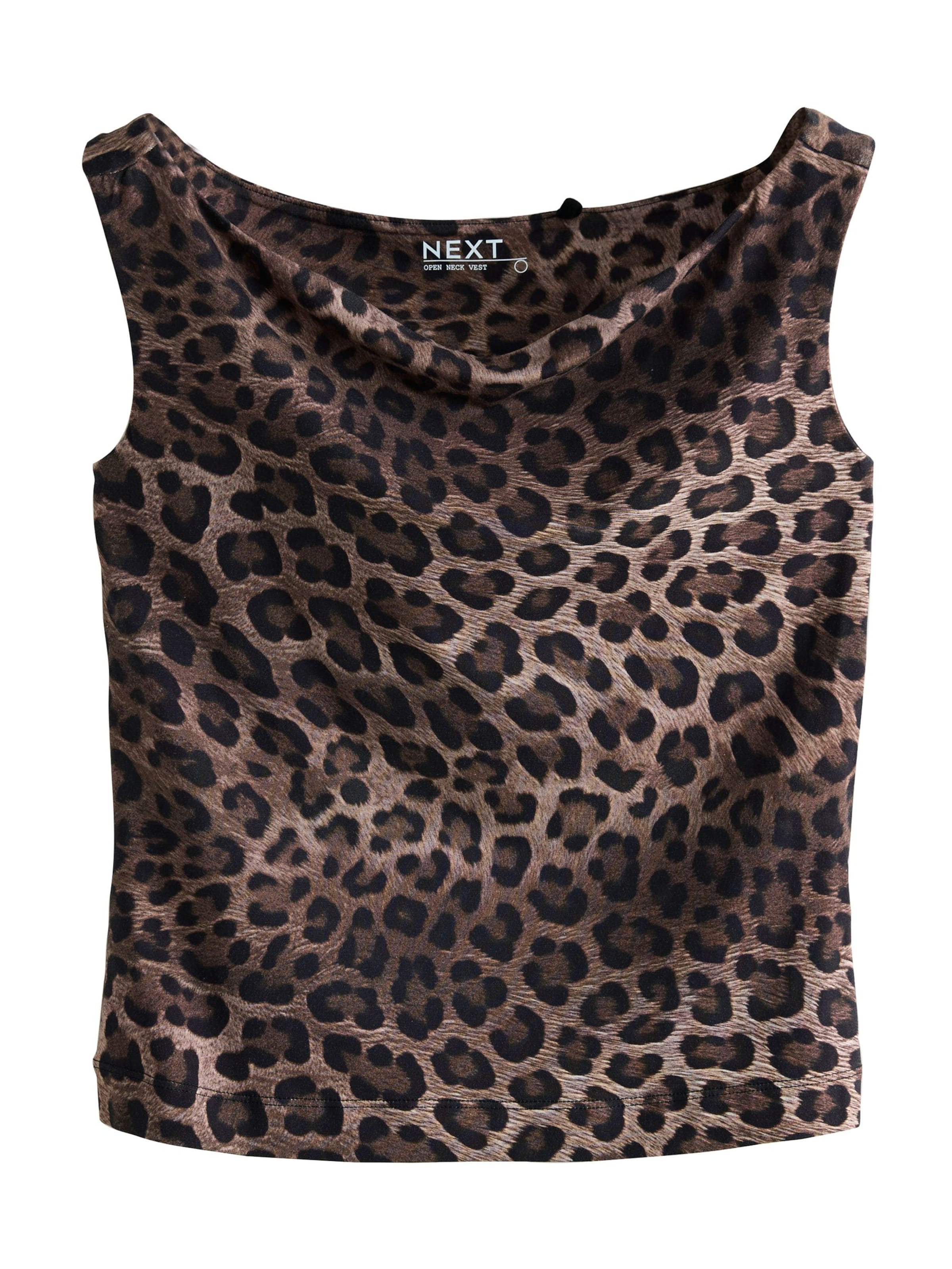 Next - Top en marrón: frente