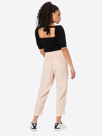 GAP Loose fit Trousers with creases 'VERSATILE' in Orange