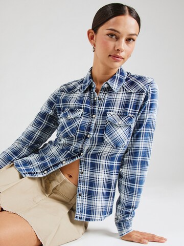 Bluză 'Lucinda' de la LTB pe albastru: față