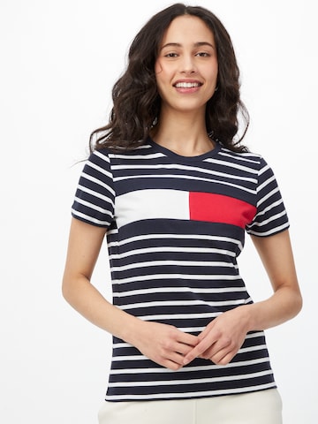 TOMMY HILFIGER Tričko - Modrá: predná strana