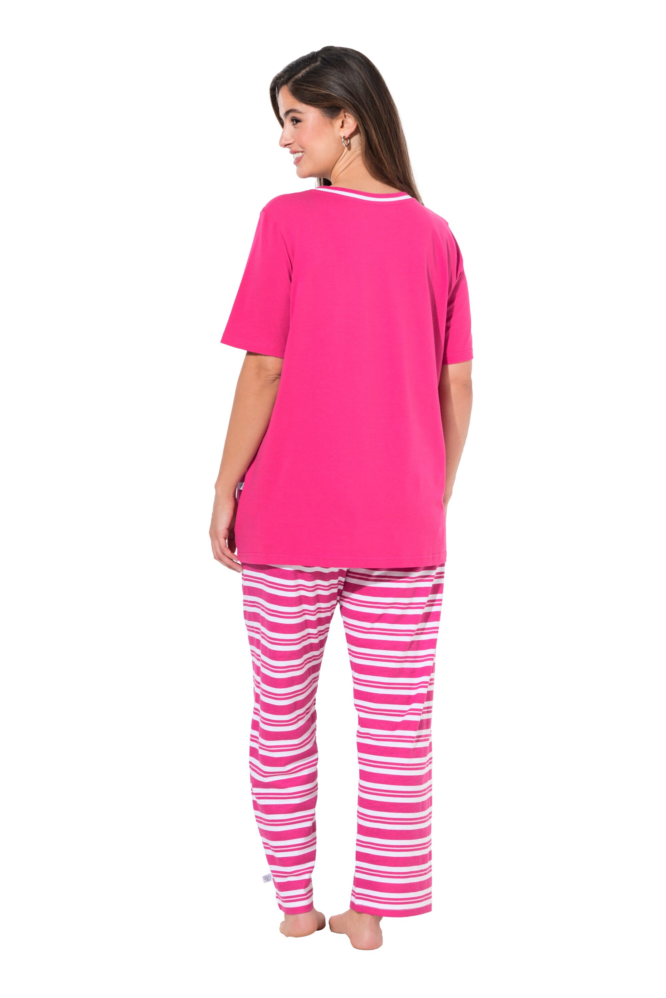 Ulla Popken Pyjama in Roze