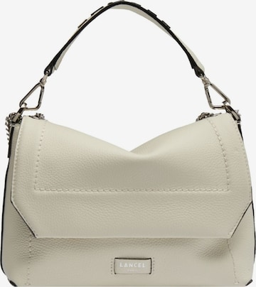 Lancel Olkalaukku 'Lancel Sac Rabat M Ninon Soft Neige Femme' värissä valkoinen: etupuoli