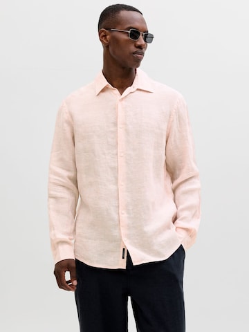 Regular fit Camicia di JACK & JONES in arancione: frontale