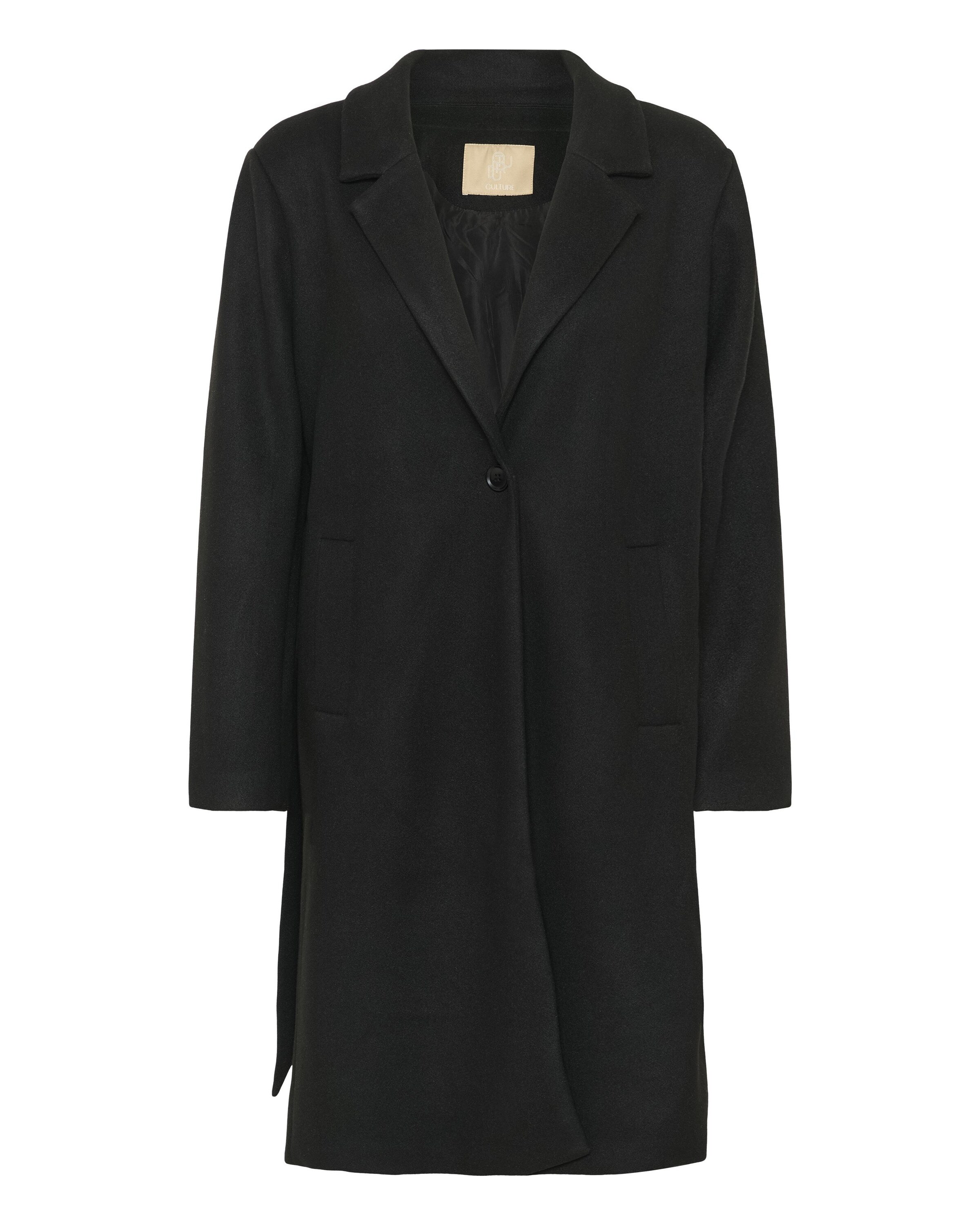 Manteau mi-saison 'CUpalona' CULTURE en noir : devant