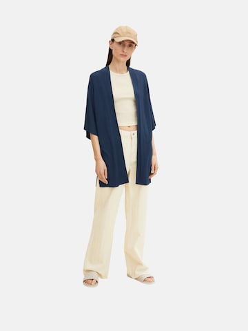 TOM TAILOR Knit cardigan in Blue