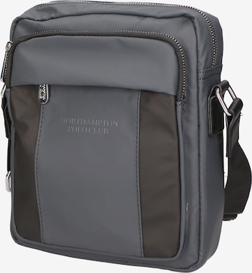 Borsa a tracolla di Northampton Polo Club in grigio: frontale