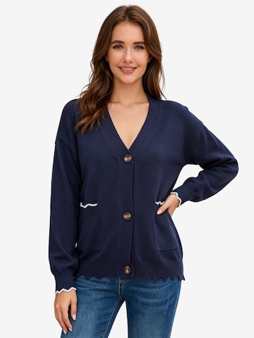 KoJooin Strickjacke in Blau: Vorderseite