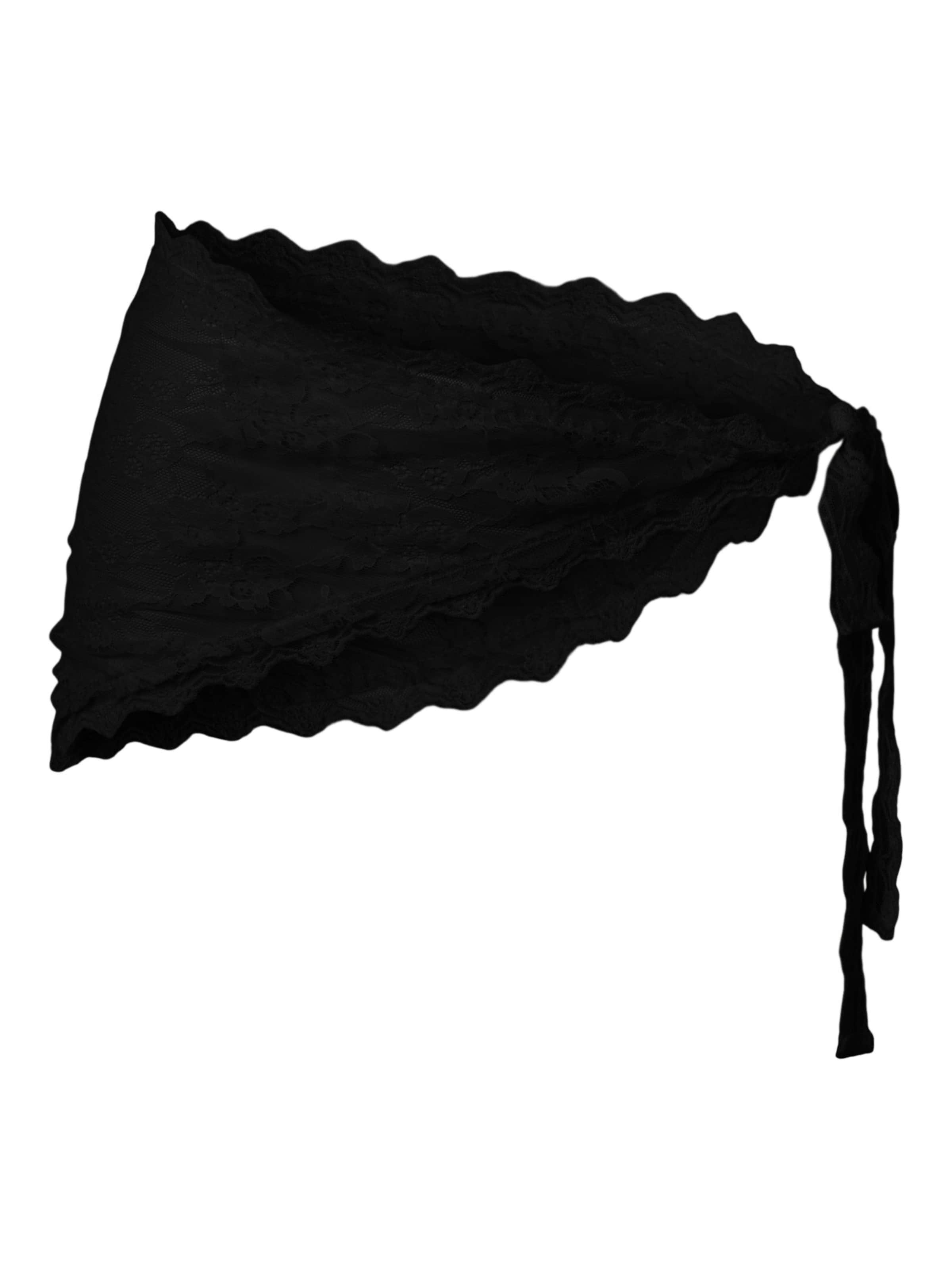 PIECES Strandhåndklæde 'PCNaina' i sort: forside