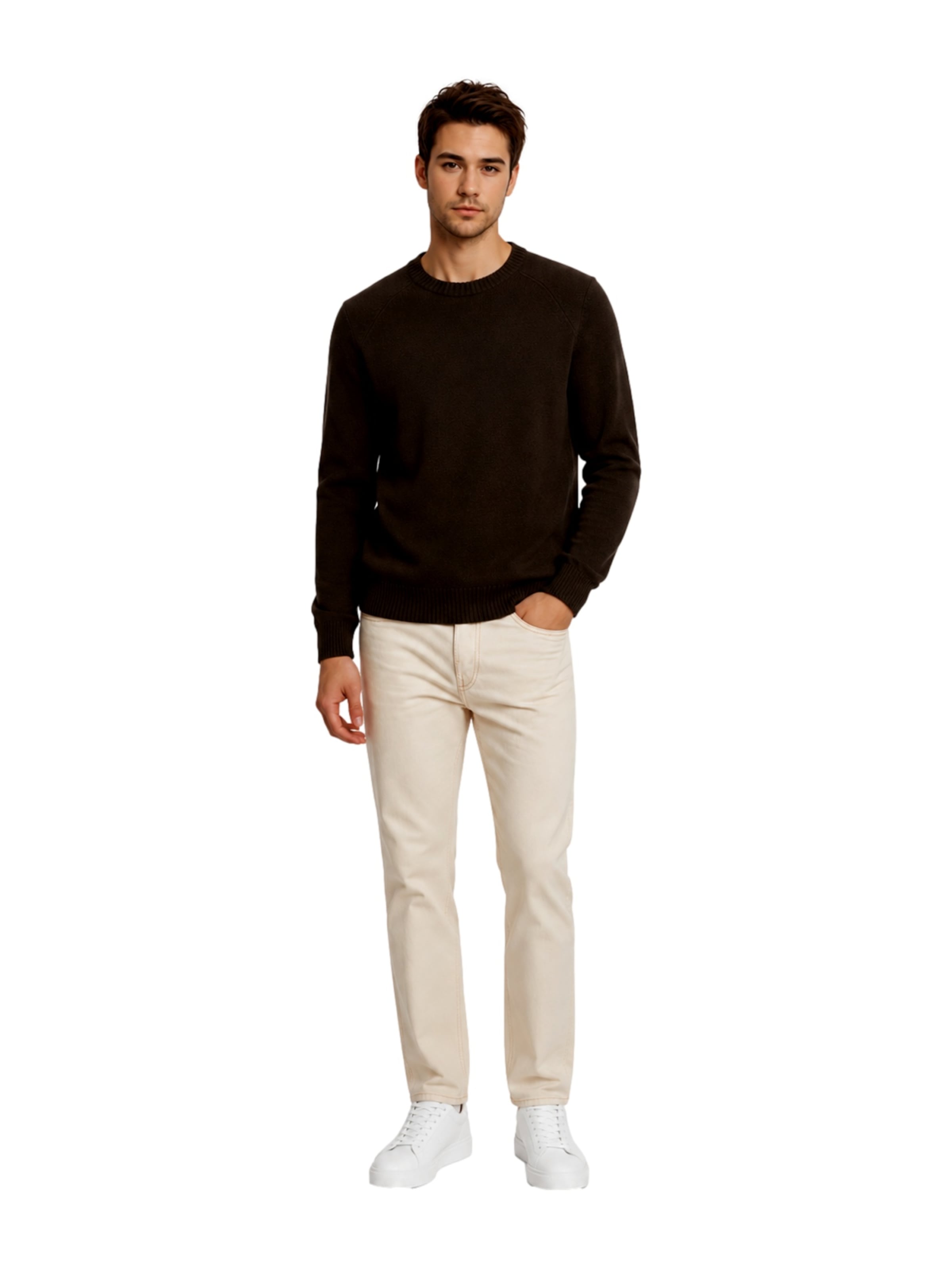 Only & Sons - Pullover 'ONSEJNAR' em castanho: frente
