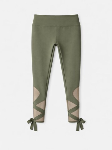 LEAFLETIC - Skinny Leggings 'Leafletic Woman`s Short Length Tail Legging' en verde: frente