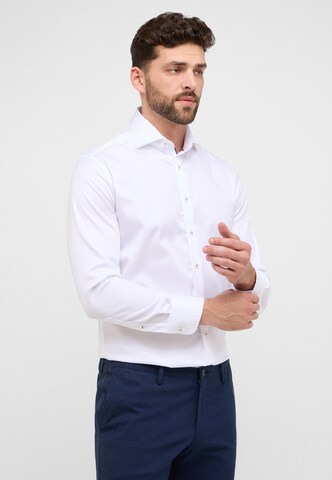 ETERNA Regular fit Button Up Shirt in White: front