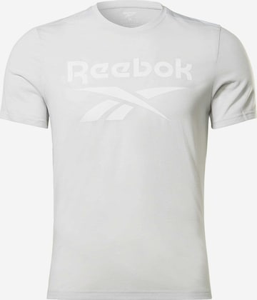 Reebok Funkční tričko – šedá: přední strana