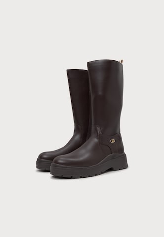 Bottes 'ANDREA 13' Liu Jo en marron : devant