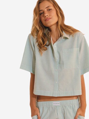 Camicia da notte 'Bettina' di ETAM in verde