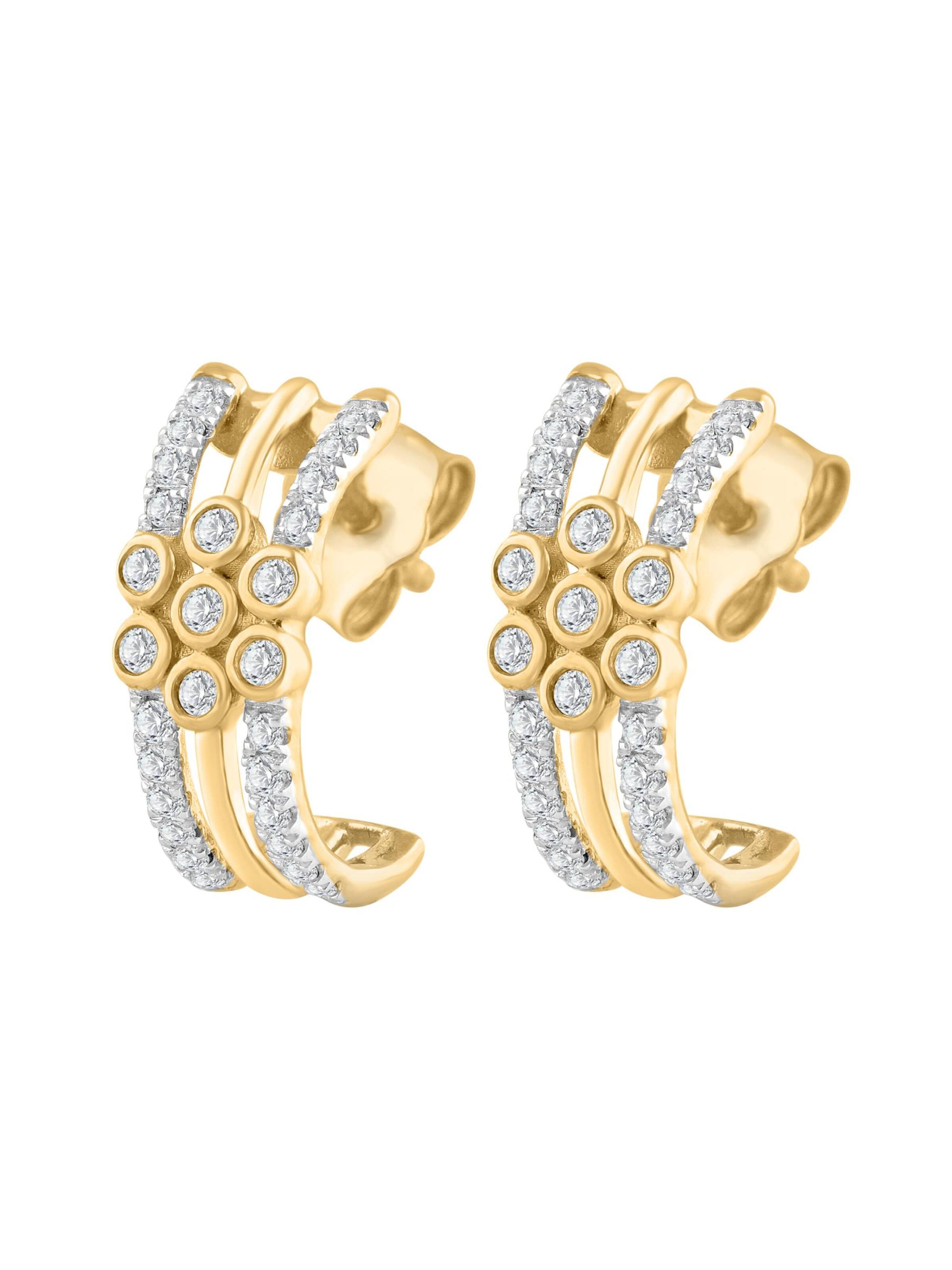 Diamant Exquis - Pendientes en oro