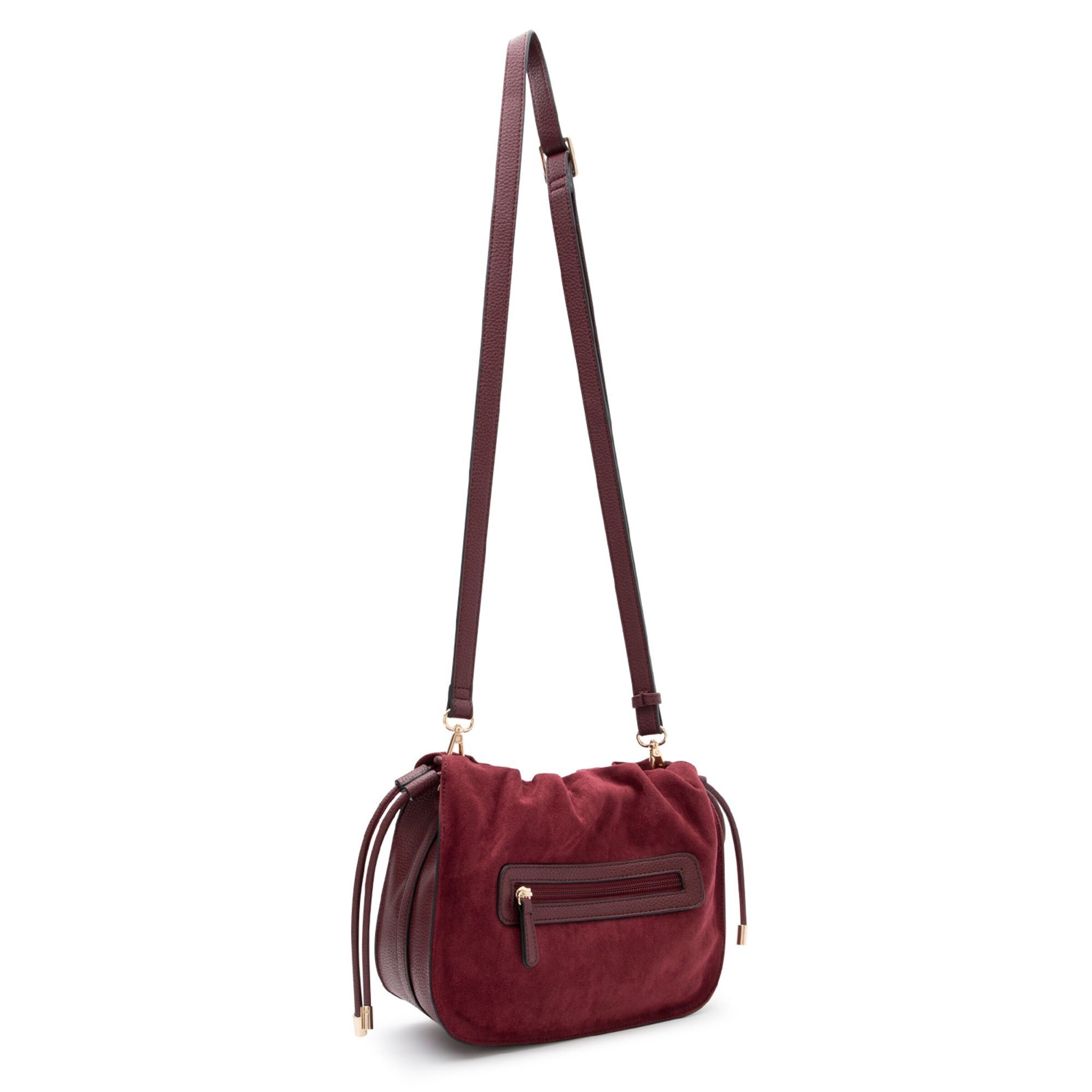 Sac à bandoulière 'Pheline' L.CREDI en rouge