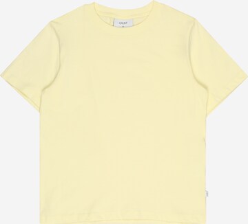 T-Shirt 'Asta' GRUNT en jaune : devant