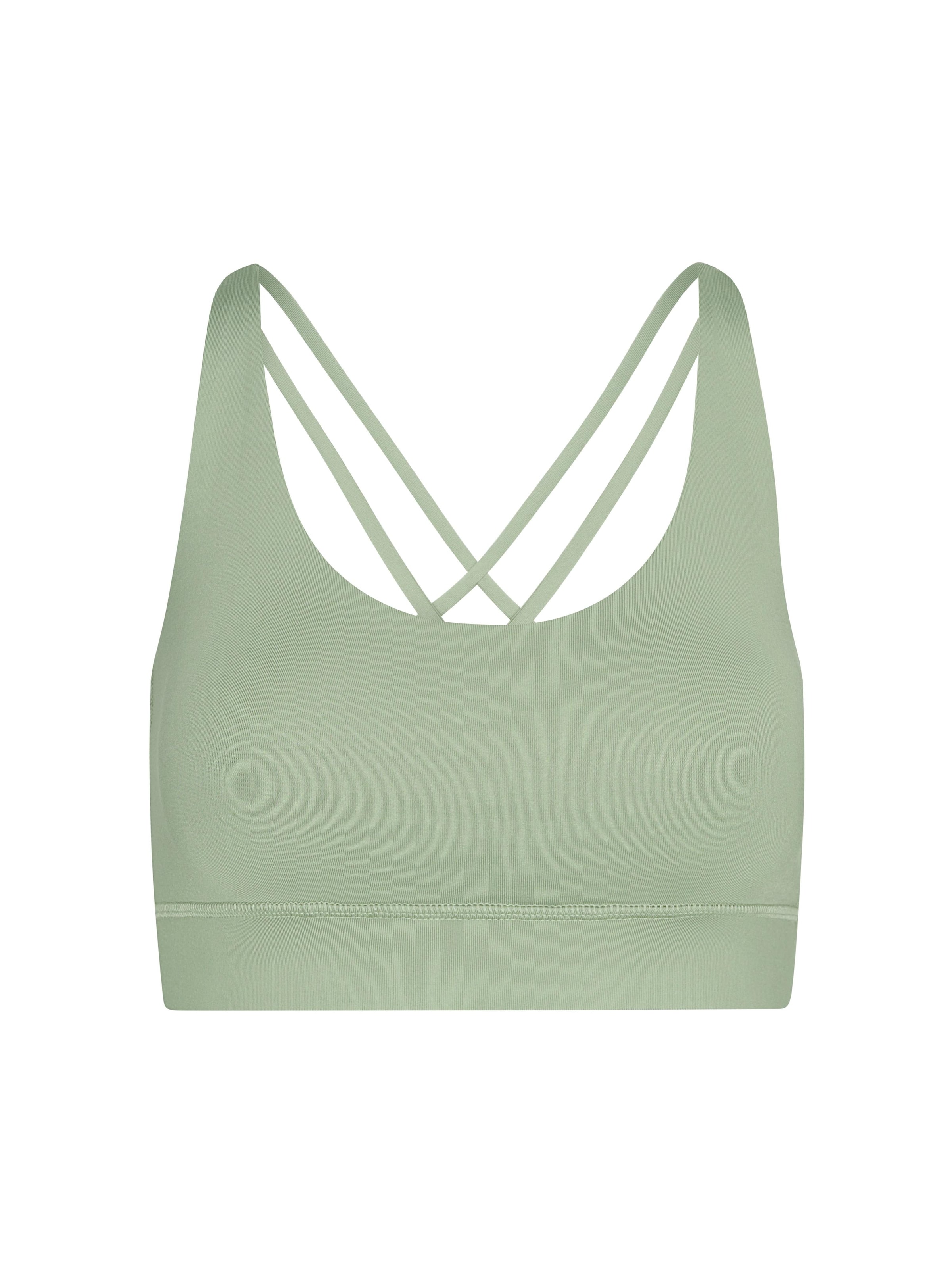 Bustino Reggiseno sportivo 'Criss Cross' di Hey Honey in verde
