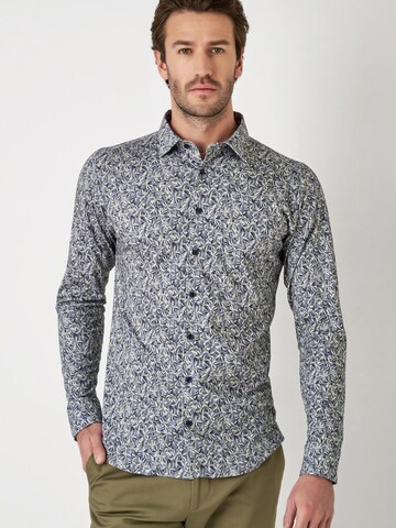 Coupe slim Chemise DESOTO en gris : devant