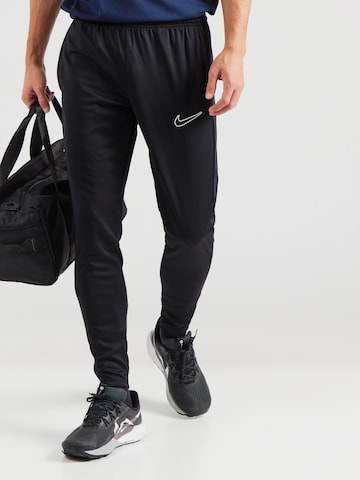 NIKE - Slimfit Calças de desporto 'Academy 23' em preto: frente