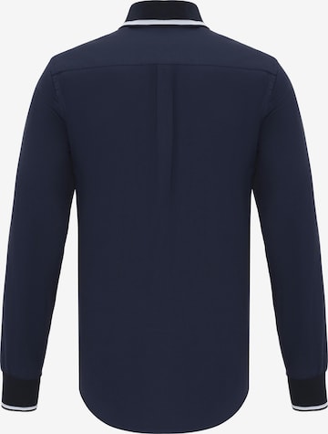 DENIM CULTURE Regular fit Button Up Shirt 'MAURO' in Blue