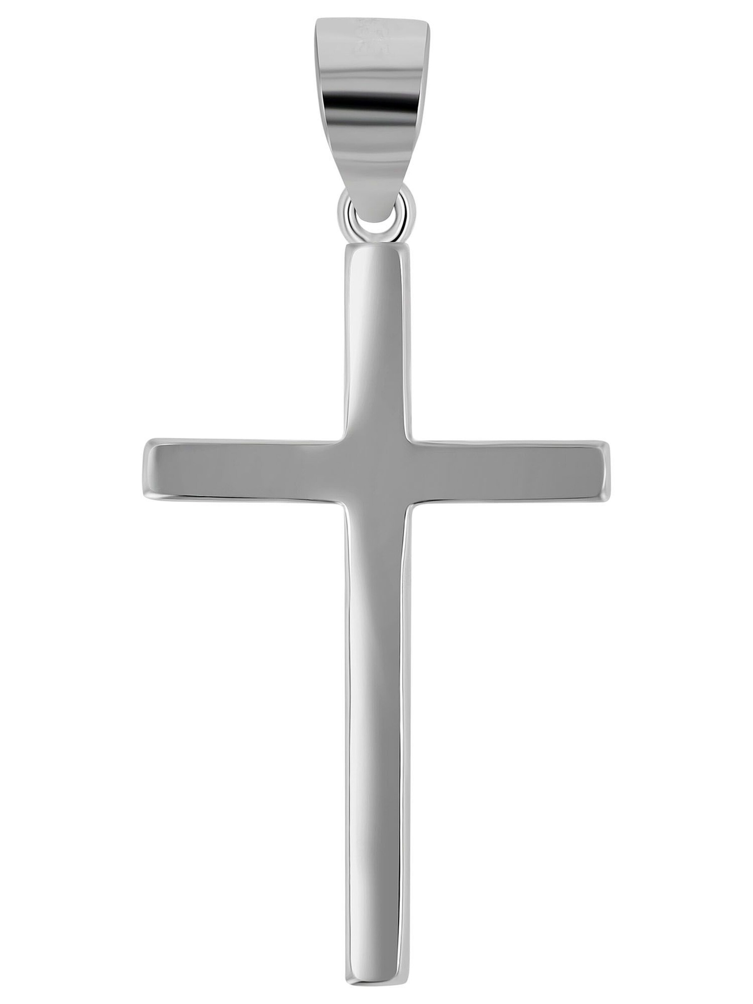 Akzent Pendant '"Lucius" aus 925 Sterlingsilber, rhodiniert, langlebig' in Silver